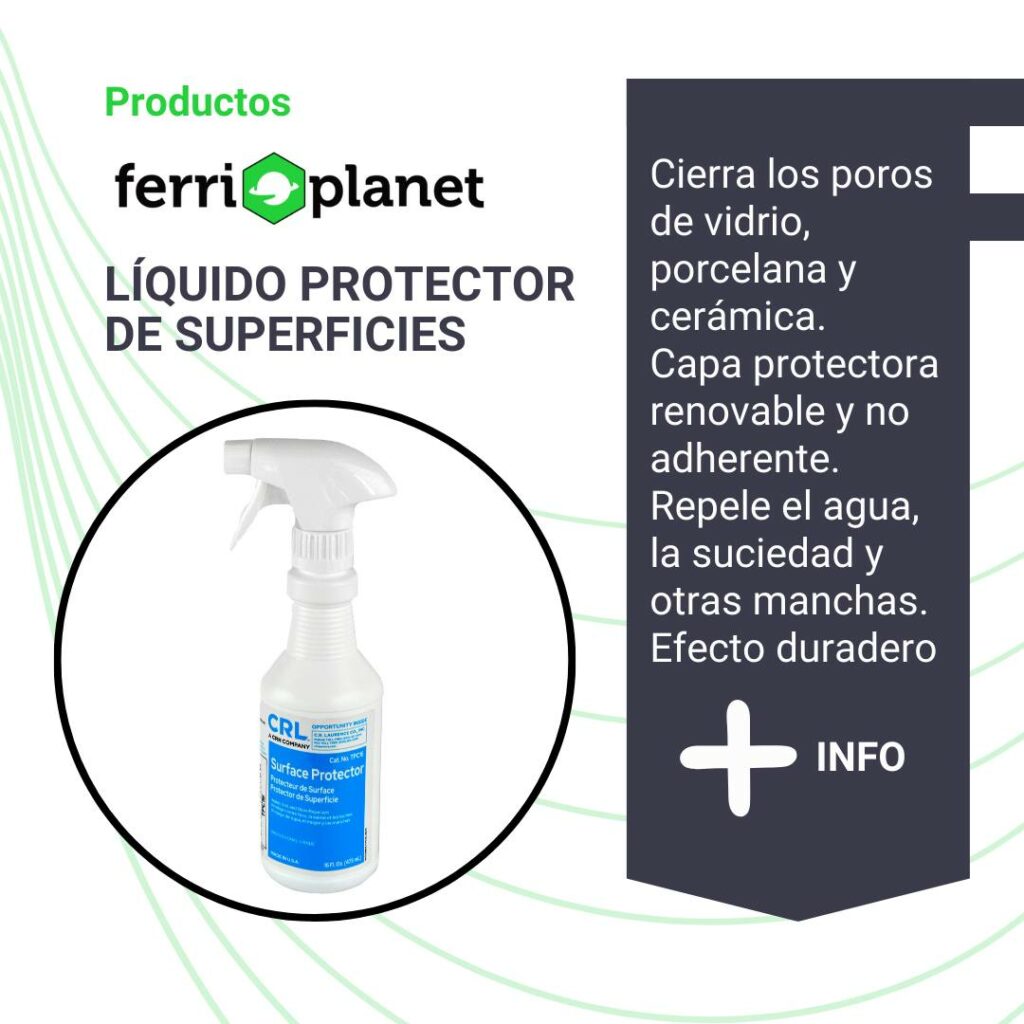 Líquido protector de superficies